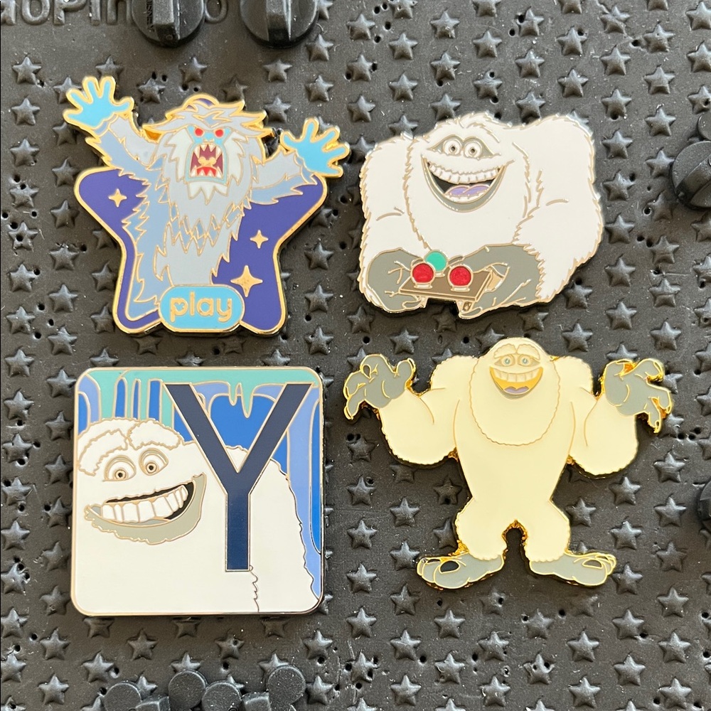 Disney Abominable Snowman / Yeti 4-pin bundle (Msc - 20)